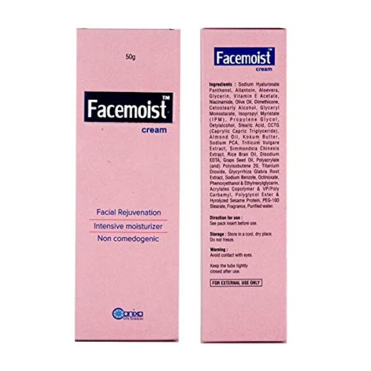 Facemoist cream SPF 15 Daily Face Moisturizer For Dry Skin