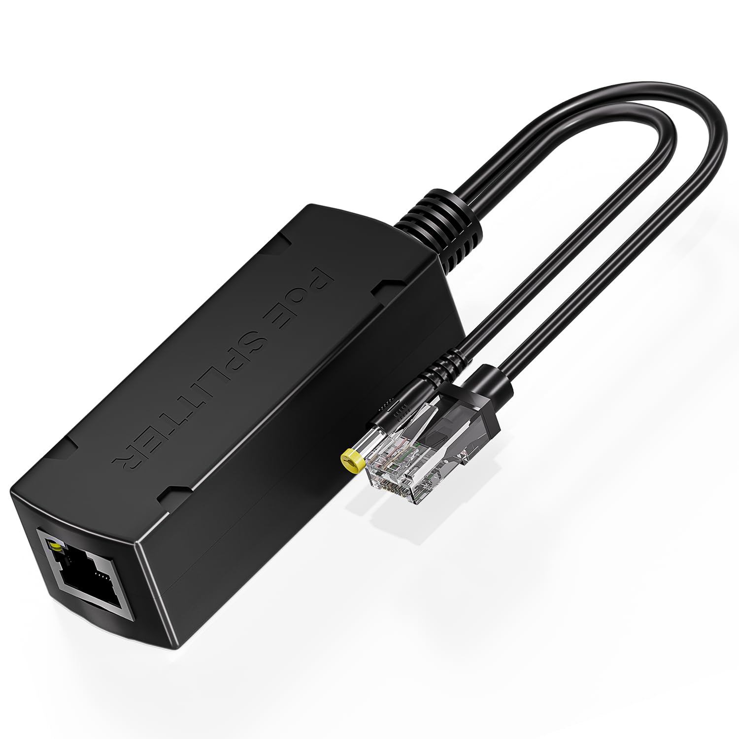 BLIYEE PoE Splitter, Power Over Ethernet Splitter, PoE Adapter, IEEE 802.3af/at 10/100Mbps, 48V PoE to DC 12V/1.2A Output, Compatible DC 5.5 * 2.1 mm | Plug & Play