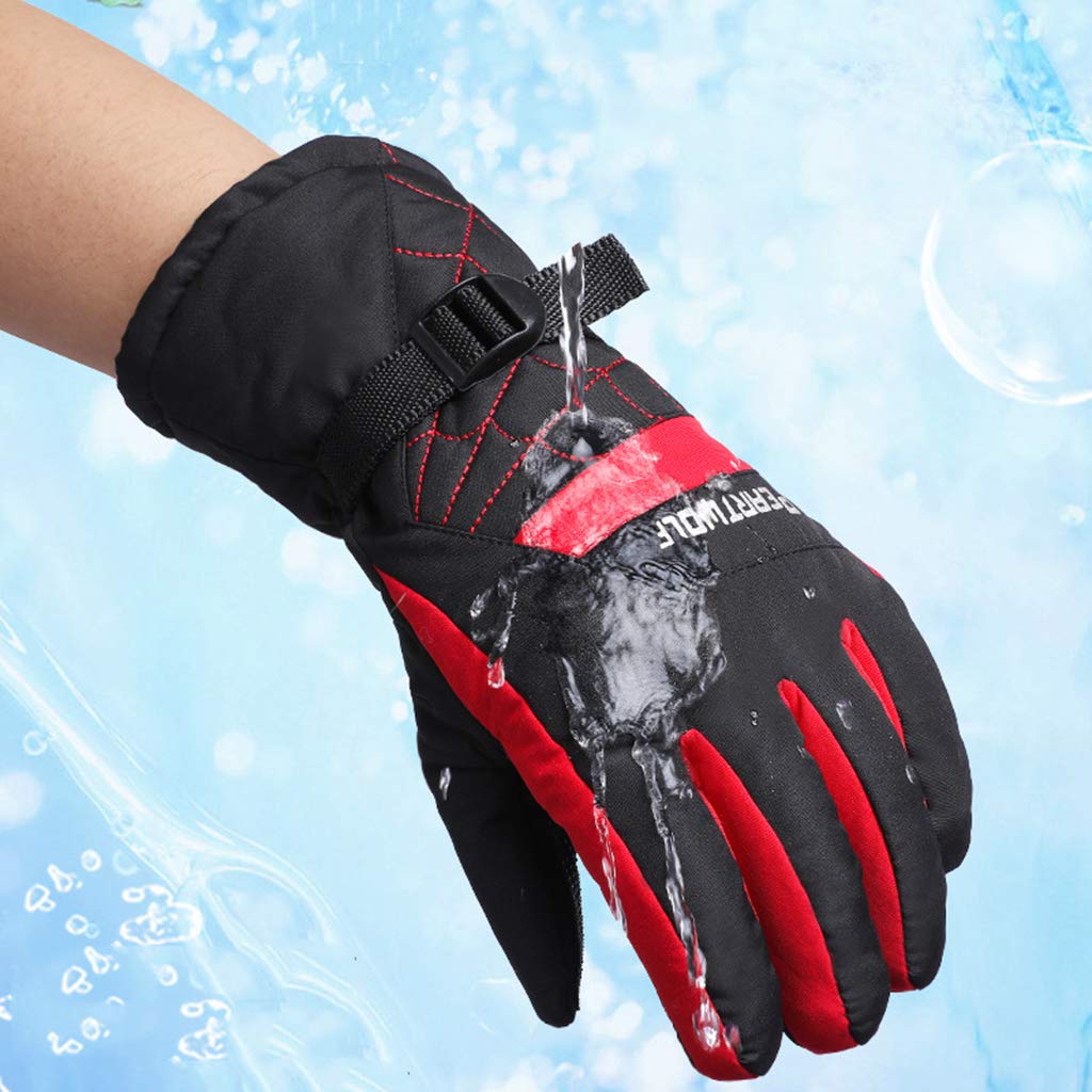 Gants d'hiver,Gants de cyclisme étanche pour hommes Conduire des gants de randonnée en camping,E-OneSize