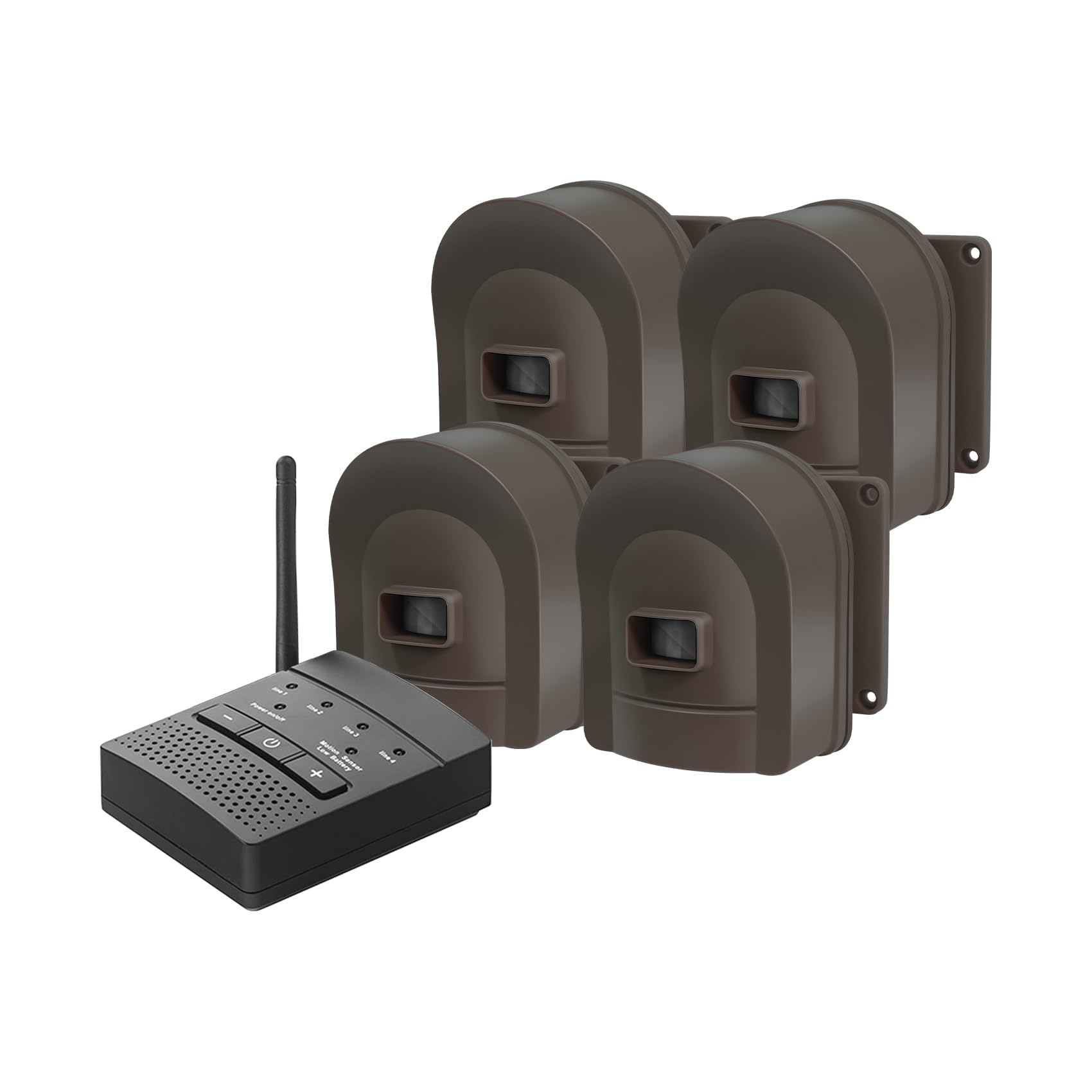 1/2 Mile Hosmart Driveway Alarm Wireless Sensor System & Driveway Sensor Alert System Weatherproof Security Outdoor Motion Sensor & Detector(1