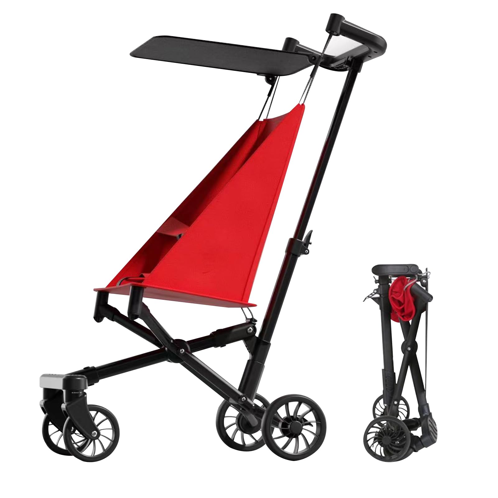 Beauenty Travel Stroller, Umbrella Stroller, Compact Baby Stroller for Airplane Use, Lightweight Stroller with Seat Belts, Coast Strollers Rider for Kids Ages 1-6, One Hand Folding (Style 8)