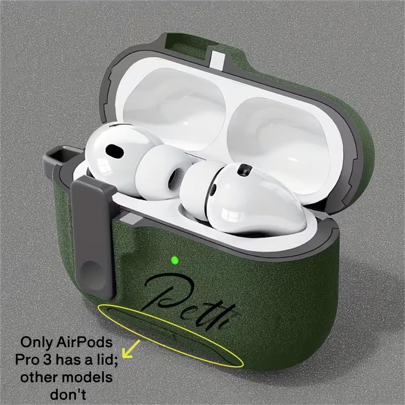 Amazon | カスタマイズ可能 文字入れ AirPods Pro Pro 3 ケース 防指紋