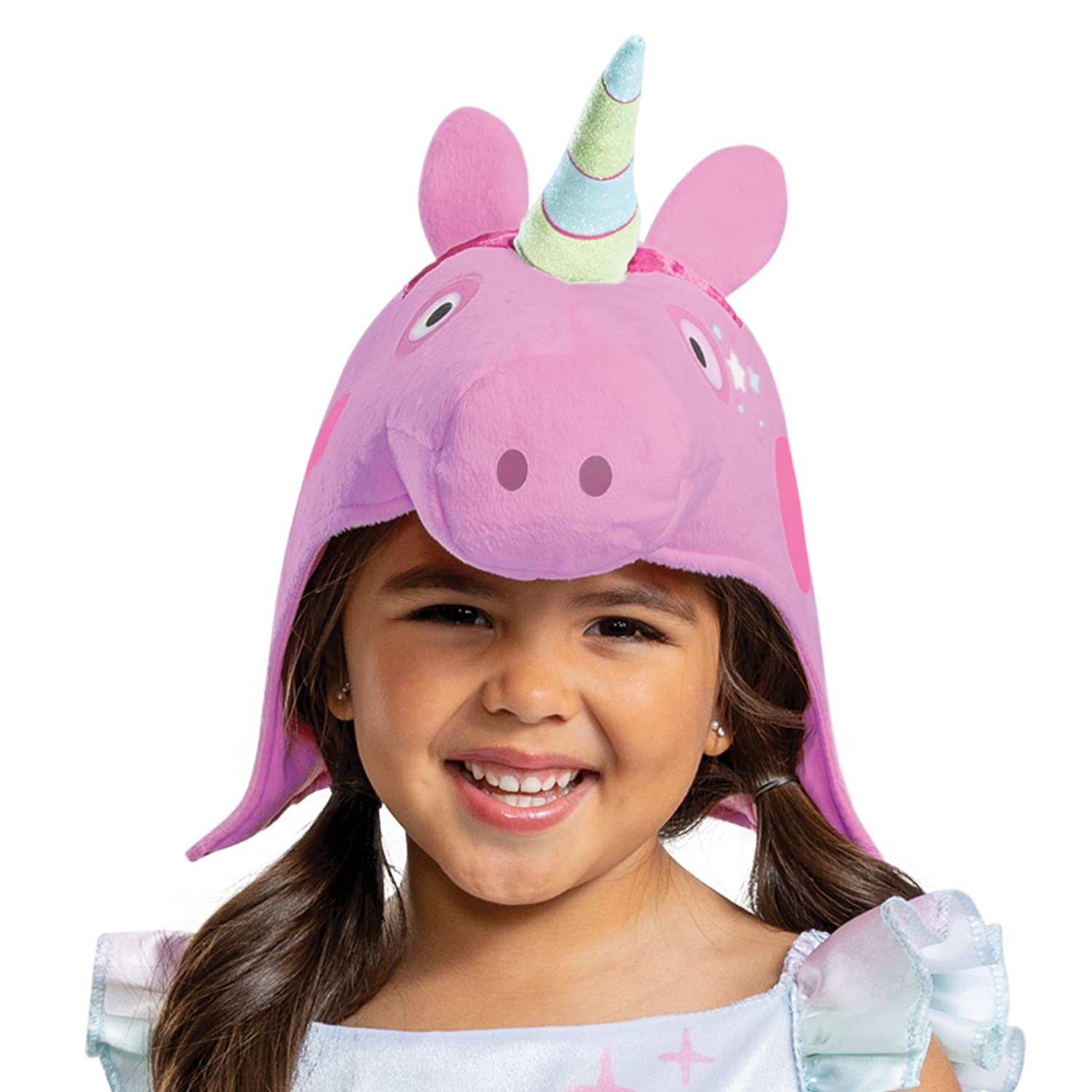 Disguise Kleinkind-Kostüm, Peppa-Einhorn-Kostüm, offizielles Peppa-Wutz-Kostüm, Outfit und Kopfbedeckung, Kinderkostüm
