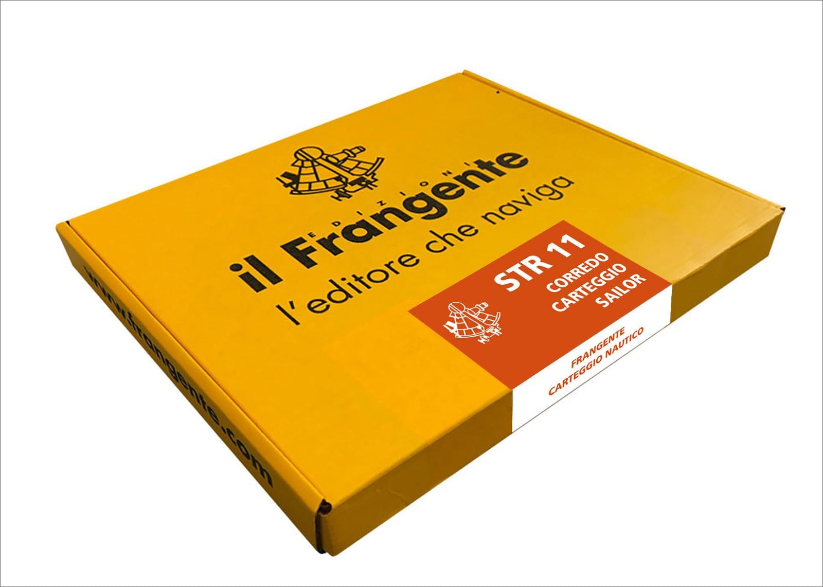Juego de escuadras y compás náuticos – Kit de carteggio Sailor – Kit Il Frangente STR 11