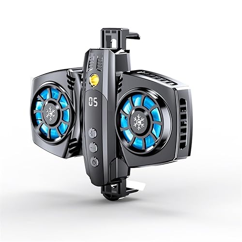 Miniatura 1 de Enfriador de teléfono celular, radiador de teléfono celular de bajo ruido con chip de enfriamiento de doble semiconductor, teléfonos móviles con