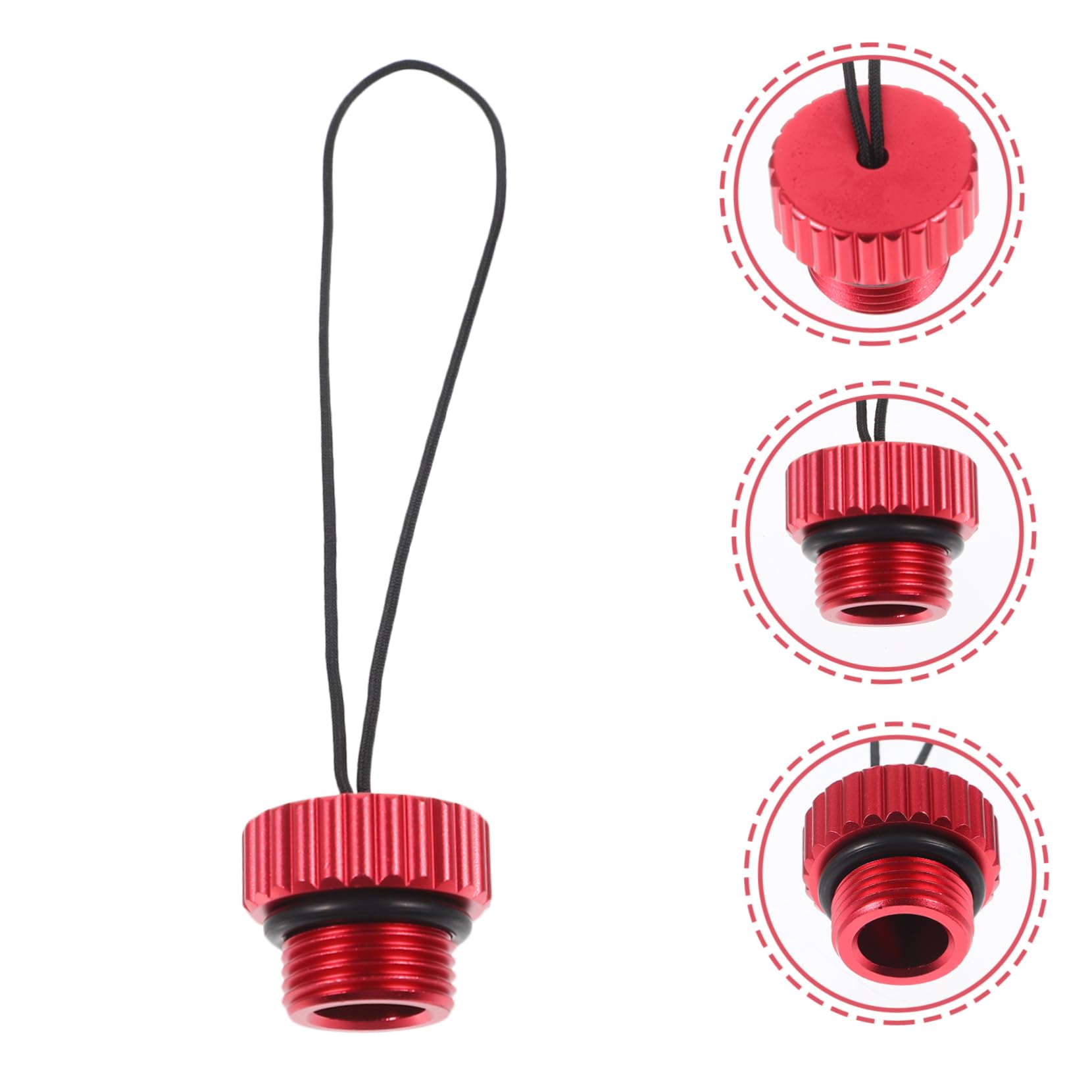 Hemoton Dust Cap for Scuba Tank Regulator Threaded Valve Dust Plug Lightweight and Comfortable Air Gas Valve Protector Essential Diving Tank Accessory for Reliable Protection