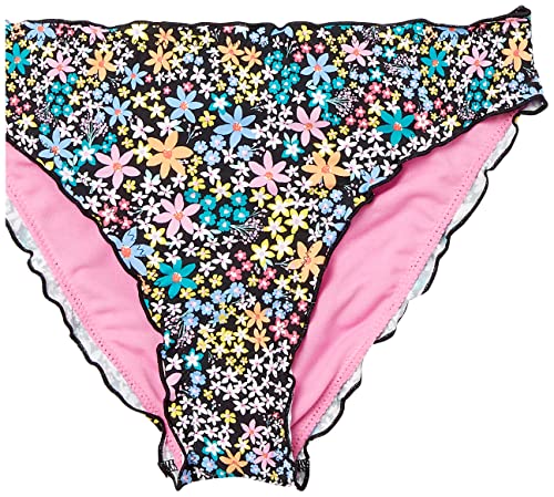 Hobie Girls' Flounce Bralette Bikini Top & Hipster Bottom Swimsuit Set2