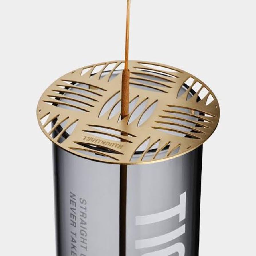 お香 tightbooth GLASS INCENSE HOLDER BLACK TIGHTBOOTH GLASS INCENSE HOLDER BLACK