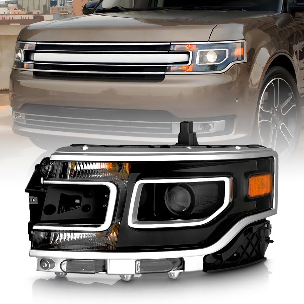 KEEKPO - Compatible with 2013-2019 Ford Flex HID/Xenon Projector Headlight Headlamp Replacement Left Driver Side 13-19