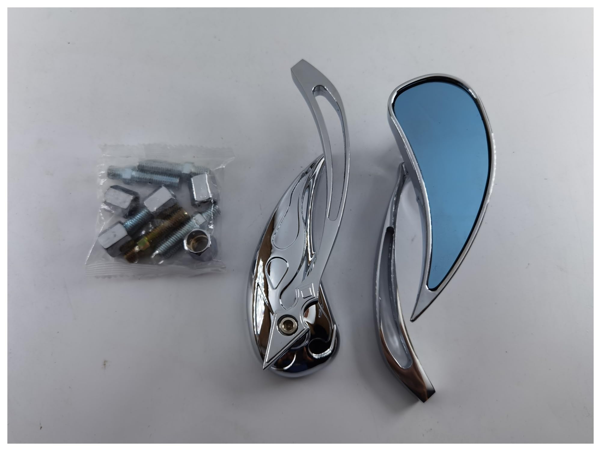 pour Har&Ley Motorcycle Cruiser Chopper Dyna Electra Glide Rétroviseurs Rétroviseurs Guidon Miroirs Arrière