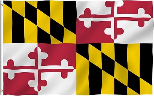 Bandera con los estados de EEUU Maryland
