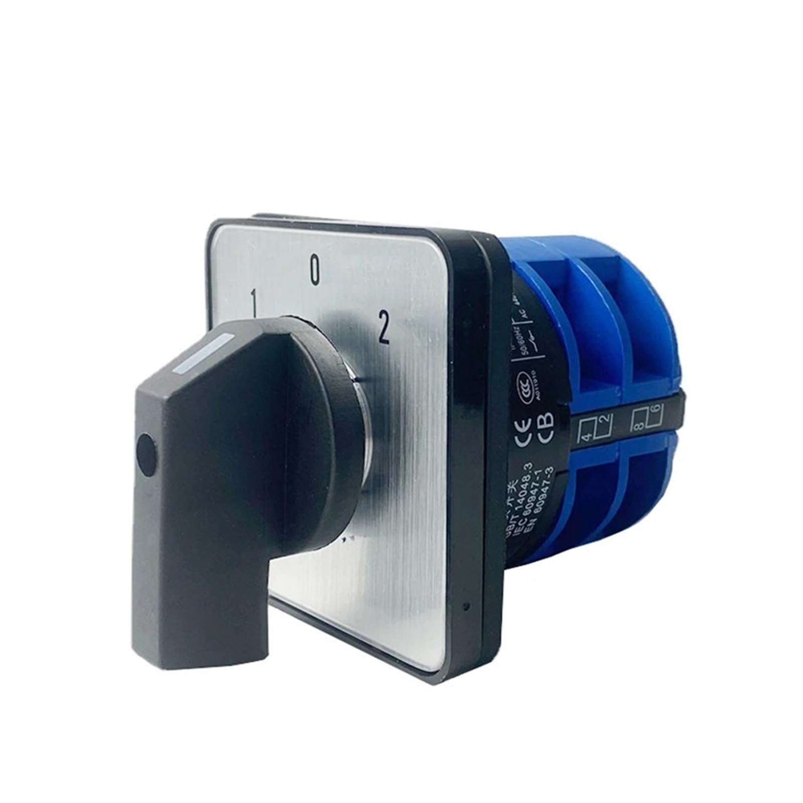 LHNBGTUIW 32A Three Position 2 Poles 8 Screws Cam Rotary Switch Manual Transfer Changeover Universal Selector LW26 YMW26-32/2