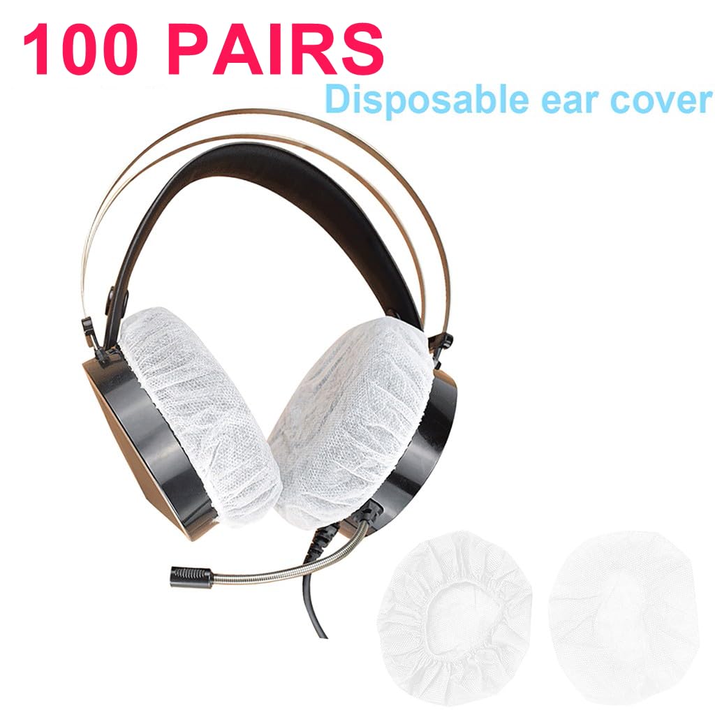 Fancystyle 1600 Pack Disposable Headphone Covers White 11cm - Dettaglio