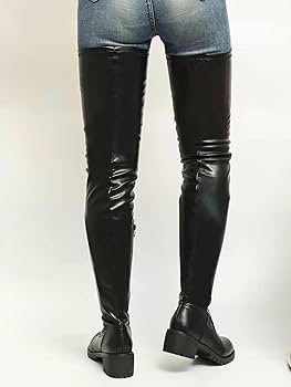 ぷちょー Amazon.com: Over The Knee Boots for Womens Sexy Side Zipper
