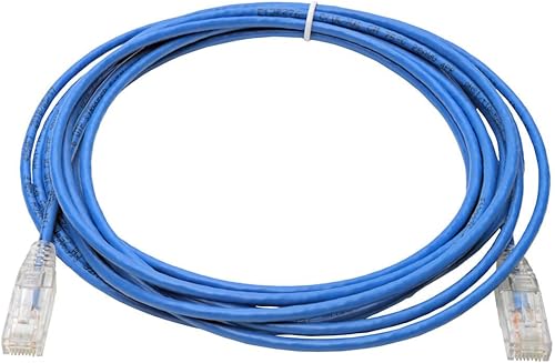 Miniatura 6 de Tripp Lite Cable de conexión Gigabit Cat6, RJ45 MM, Gigabit, sin enganches, UTP, moldeado, delgado, negro, 6 pies (N201-S06-BK)