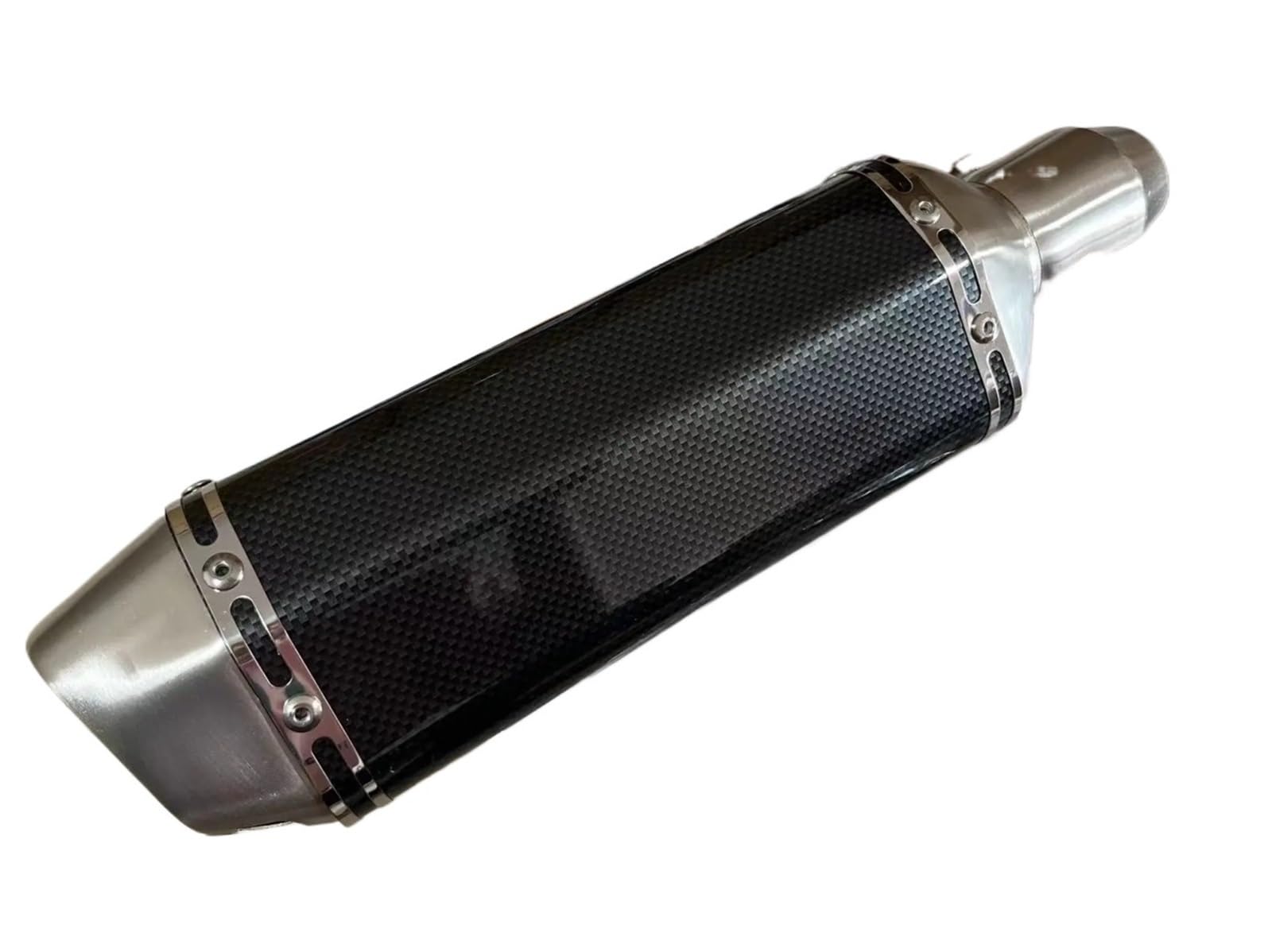 końcówka wydechu Rura wydechowa motocykla z włókna węglowego 250cc 350cc 600cc do Nmax Tmax 530 układ wydechowy samochodowy(A 370mm)