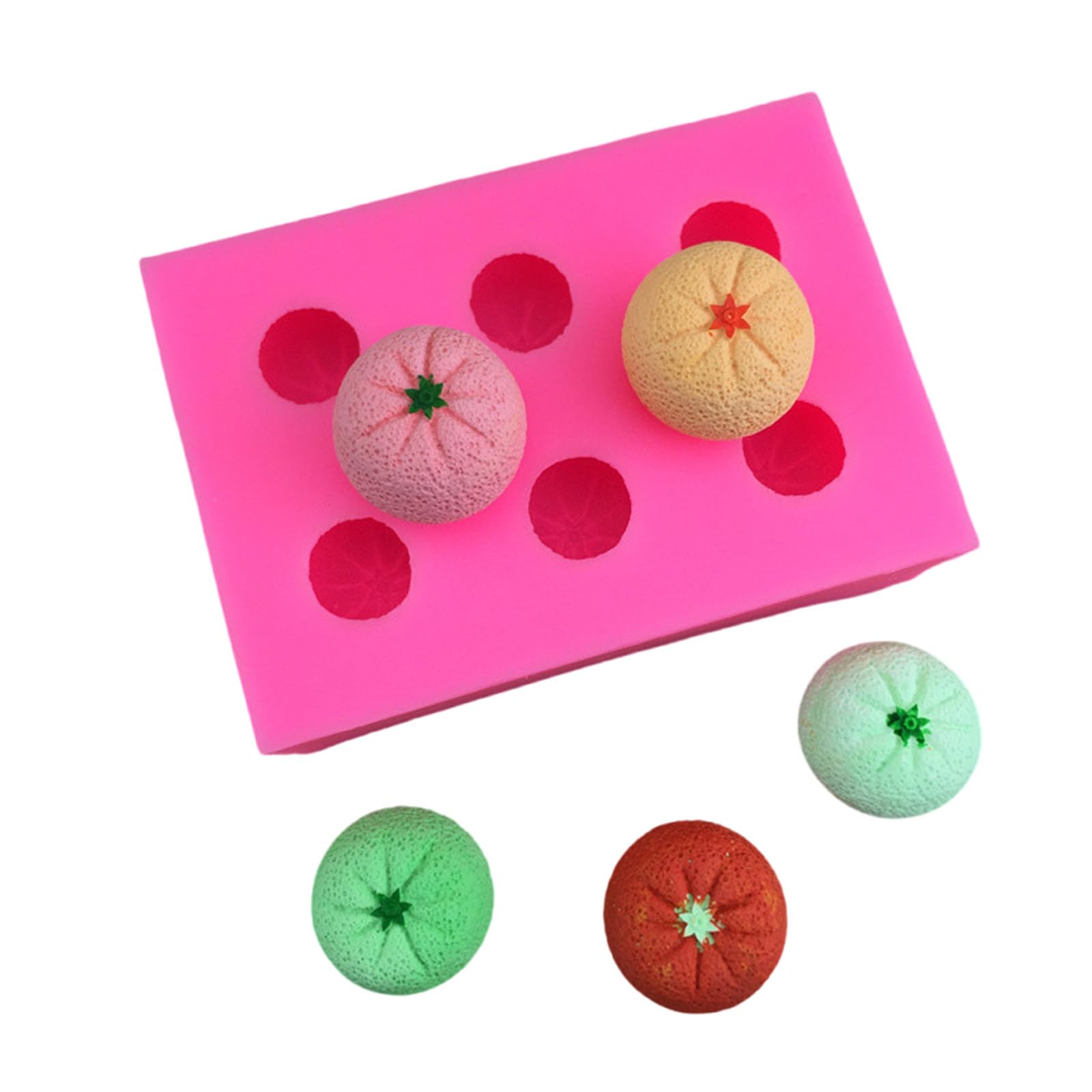 MICFENY Silicone For Baking 3D Fruit Mousses Cake Chocolate Dessert Puddings Ice Creams Nonstick Easy Demold