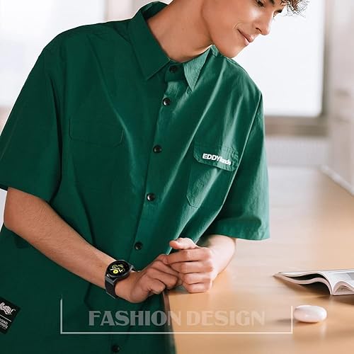 Miniatura 6 de YCHDDER Correa deportiva de nailon transpirable de liberación rápida para hombres y mujeres, ancho de reloj 0.630 in, 0.709 in, 0.787 in, 0.866 in