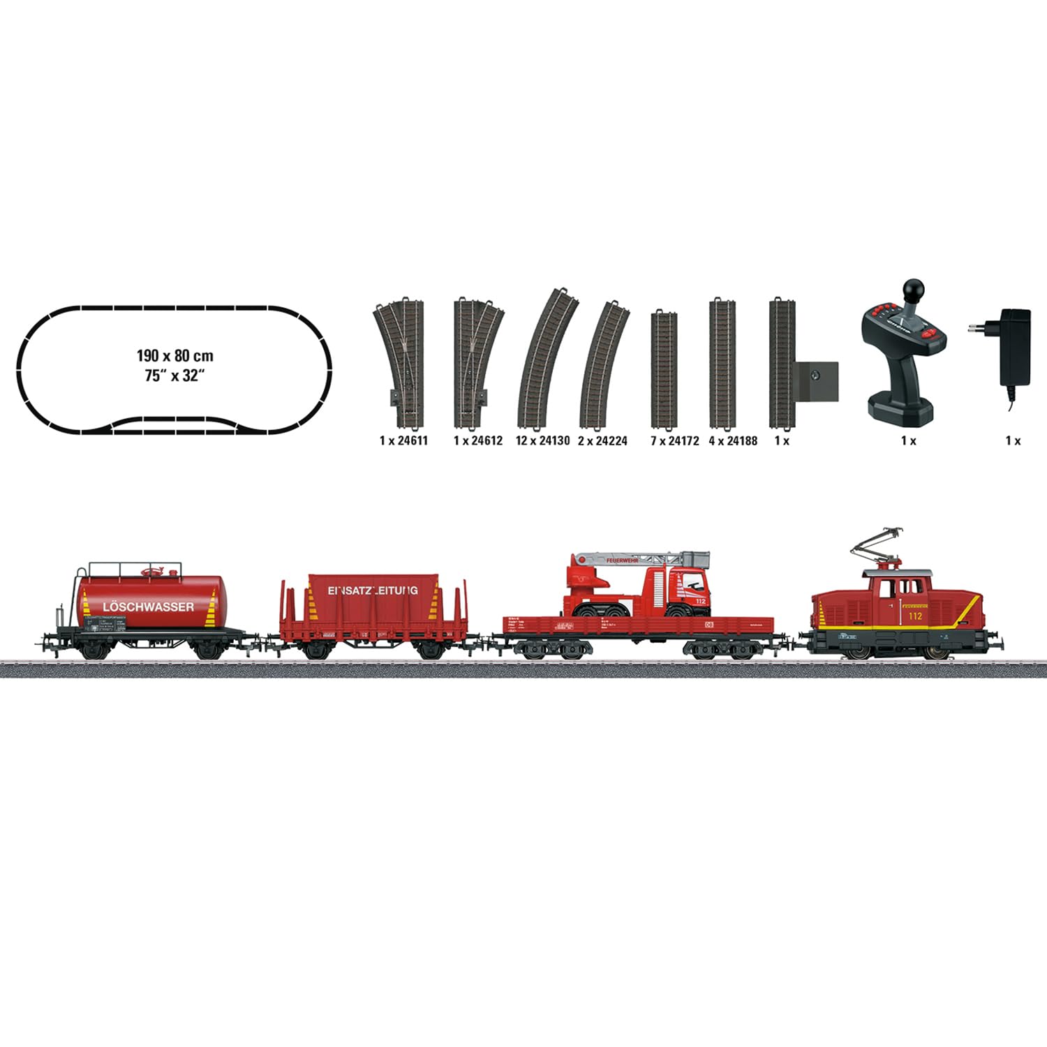 Märklin 29722 Start up Startpackung Feuerwehr
