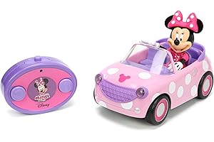 Disney Junior Minnie Mouse Roadster RC Car with Polka Dots
