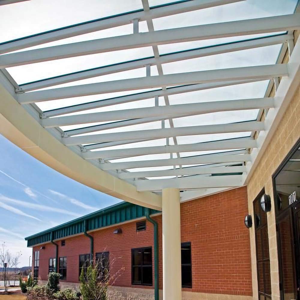 Sonnewelt Policarbonato alveolare per serra, 14 pezzi, Lastra alveolare tagliabili, 61,5 x 121 cm, in policarbonato, 4 mm, trasparenti