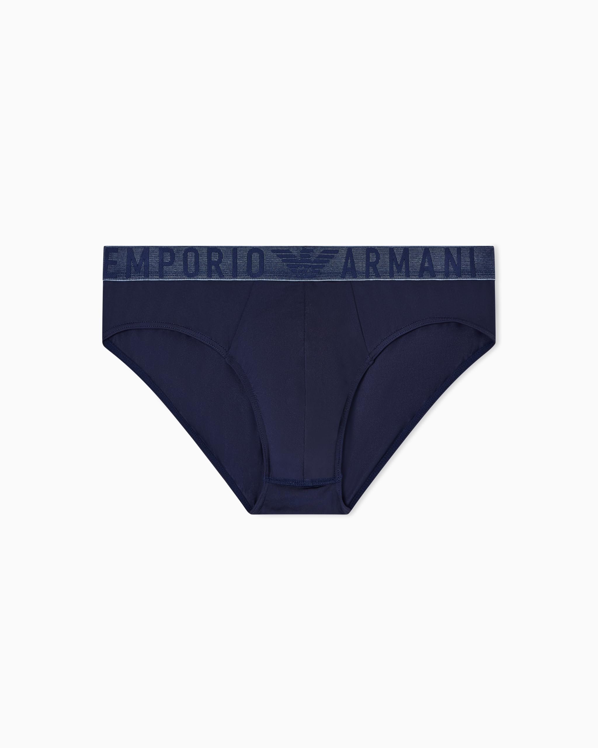 Emporio Armani Man's Essential Microfiber Brief Blue S