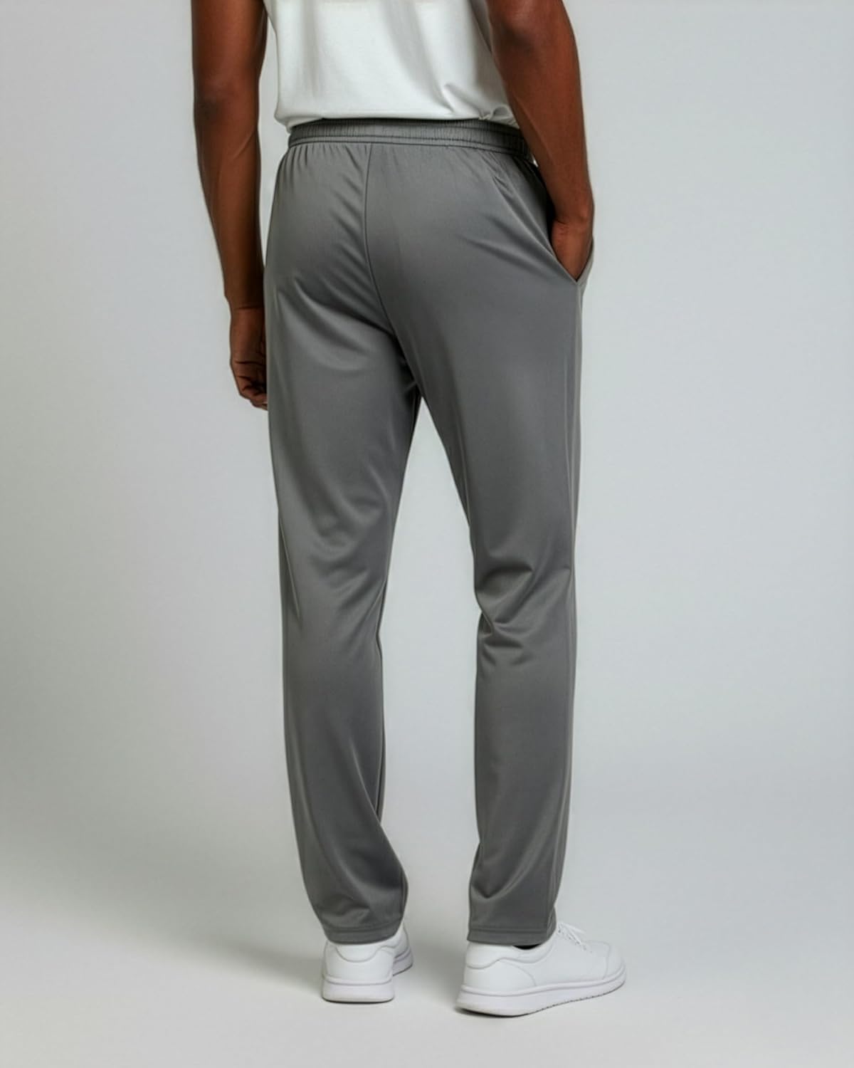 Real Essentials 3 Pack: Men’s Sweatpants – Athletic Track Pants with Pockets | Workout, Running & Lounge (Big and Tall)