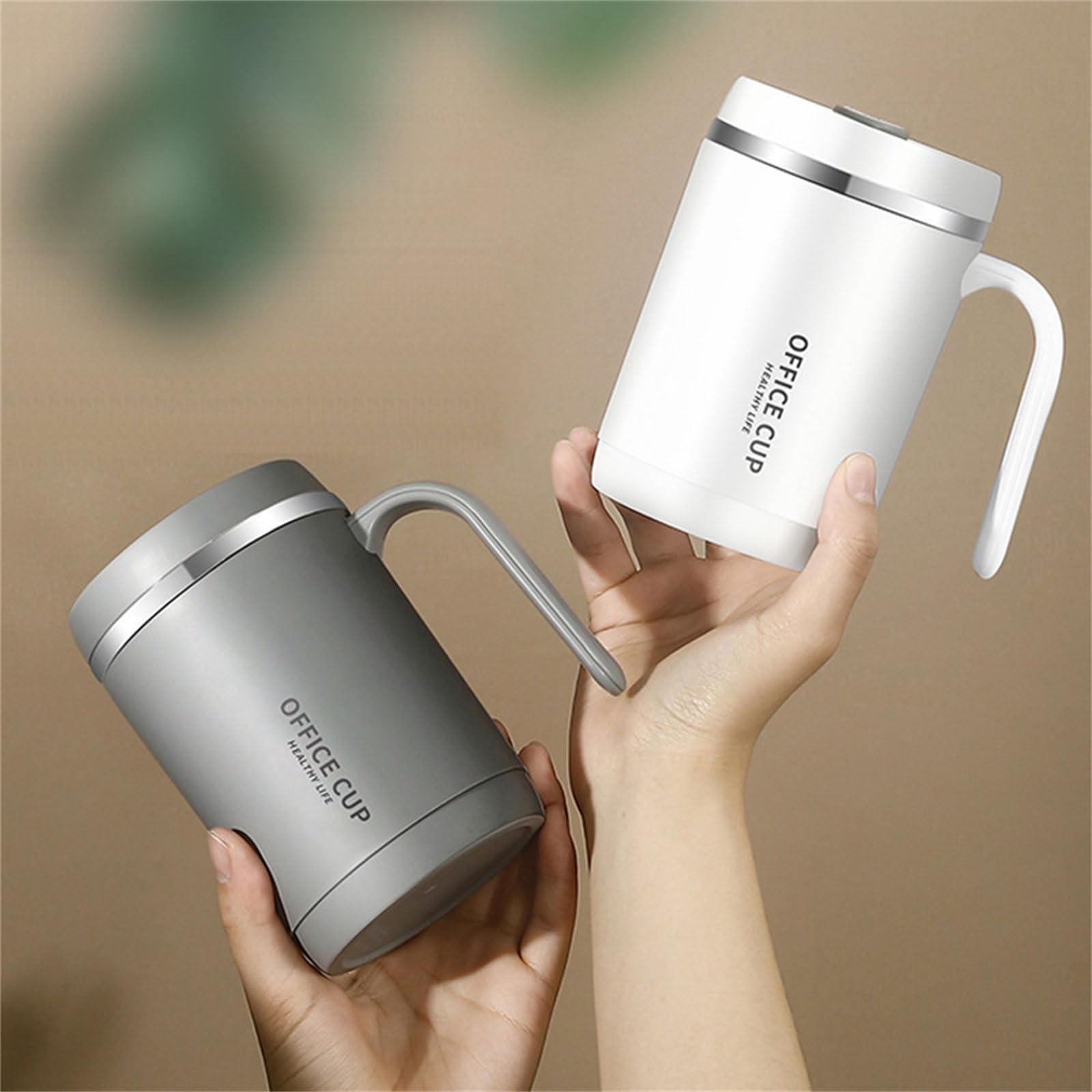 bnsggl Tazza da caffè isolata 500ML in acciaio inox da viaggio doppia parete adatta per ed uso esterno
