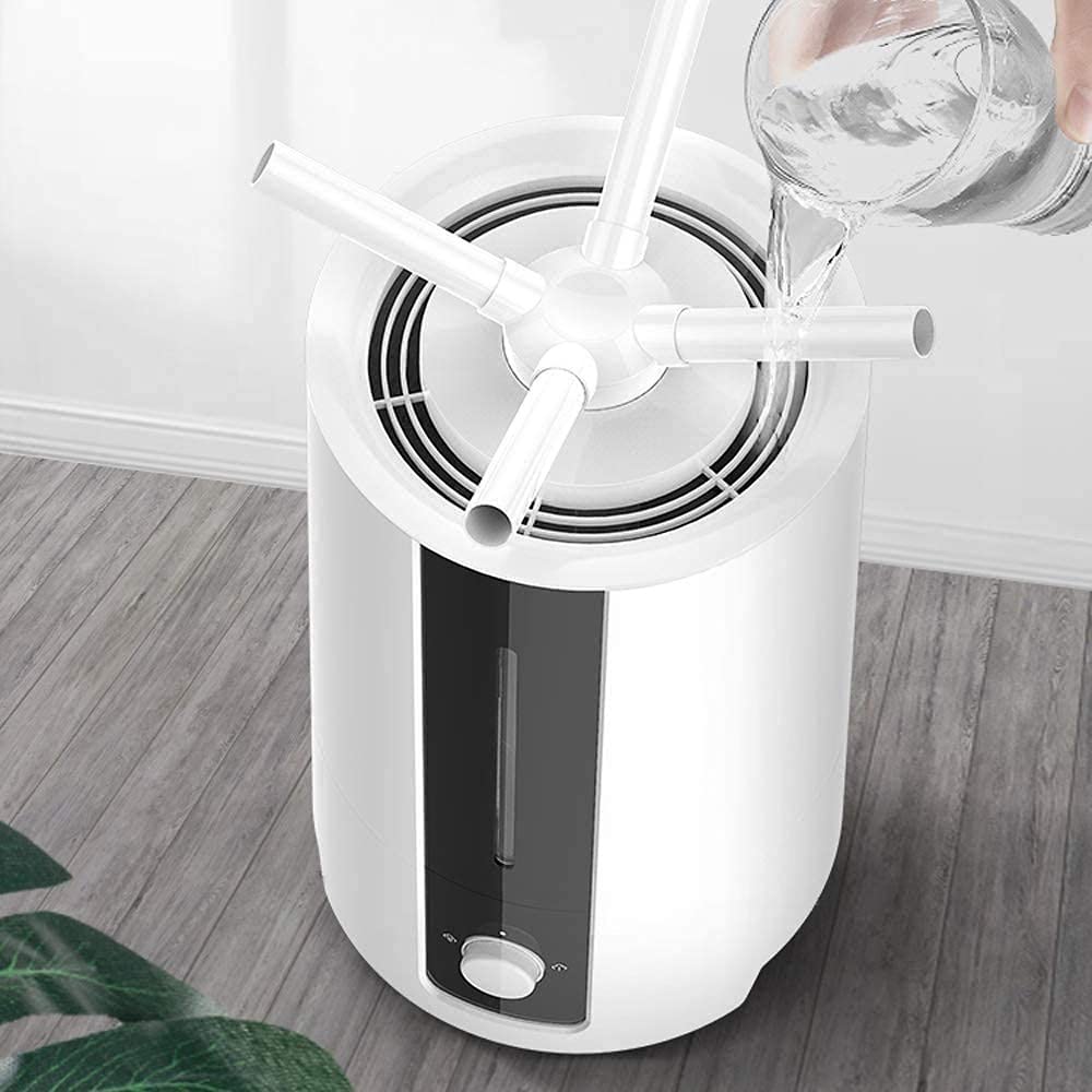 Umidificatore per Camera da Letto qualità Premium capacità 15 Litri Ampia Stanza Nebbia Fredda Umidostato Umidificatore Silenzioso Cameretta per Bambini Casa Soggiorno
