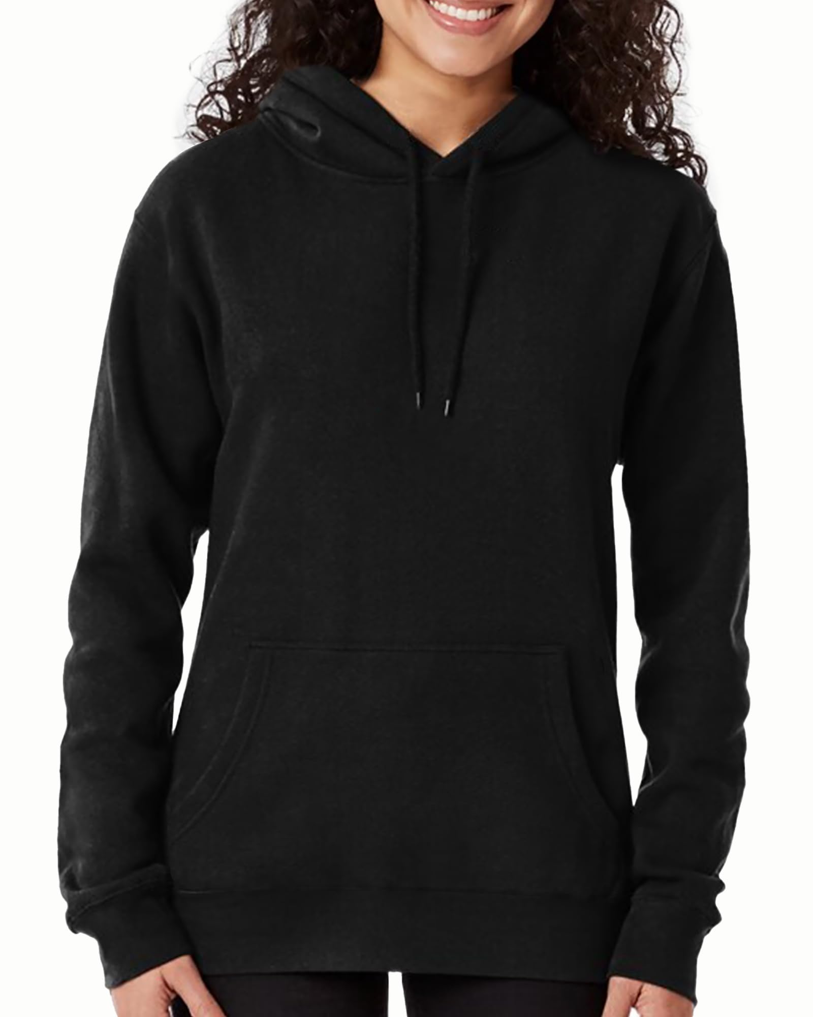 TPTITGC Women's Fleece Hooded Sweatshirt Pullover Hooded Regular Fit Casual for Women Merch Black