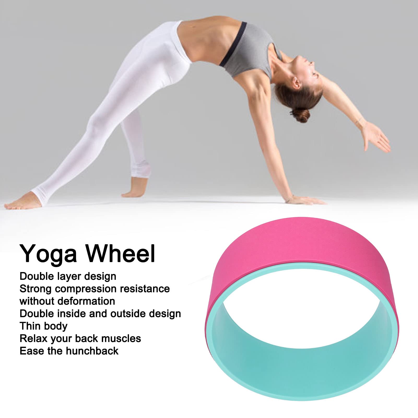 Ruota Yoga Extra Larga Pete's Choice | Per Mal Di Schiena, Stretching, Principianti