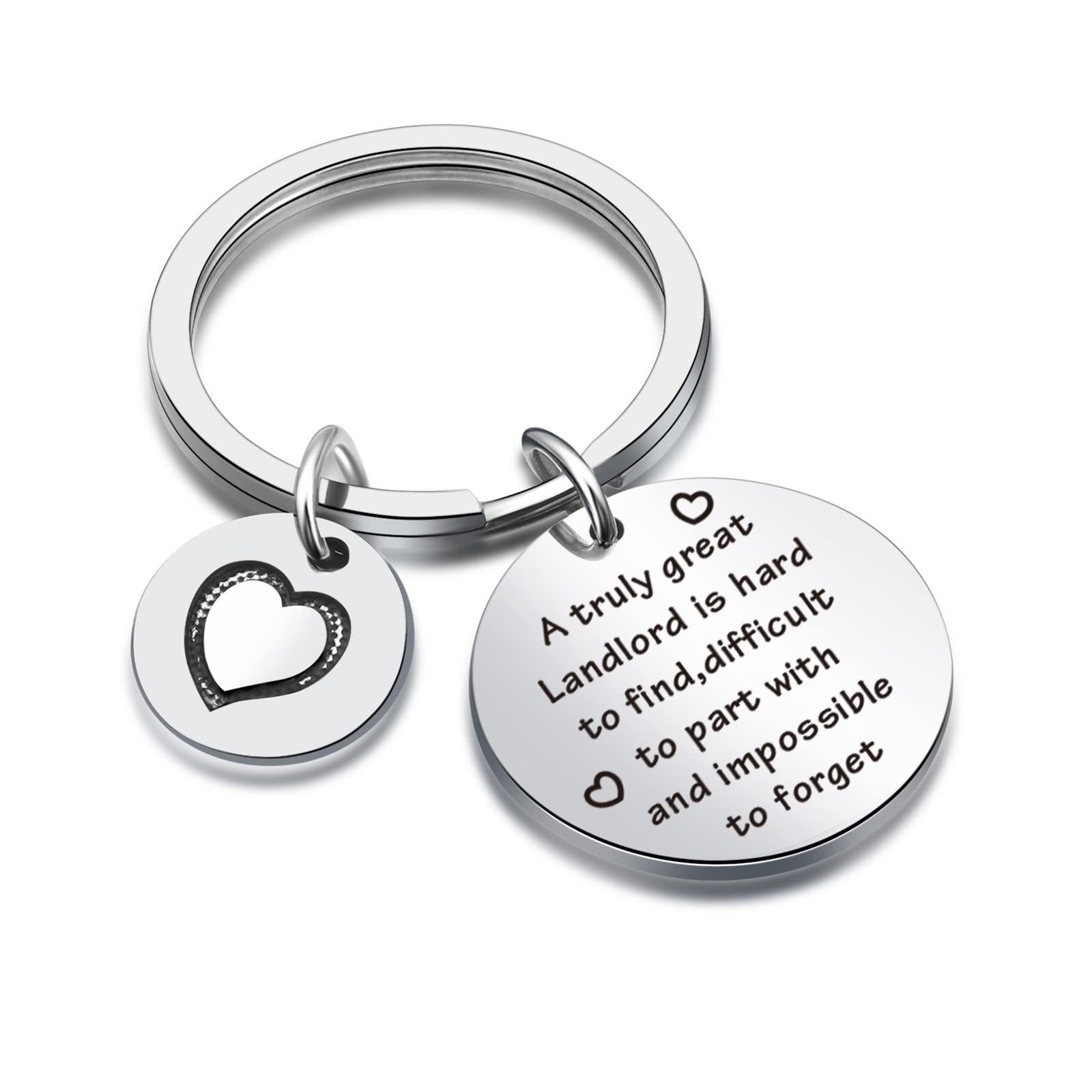 DZOSW Landlord Keyring House-Owner Gift Financial Advisor Gift Motivational Keychain Thanksgiving Jewelry