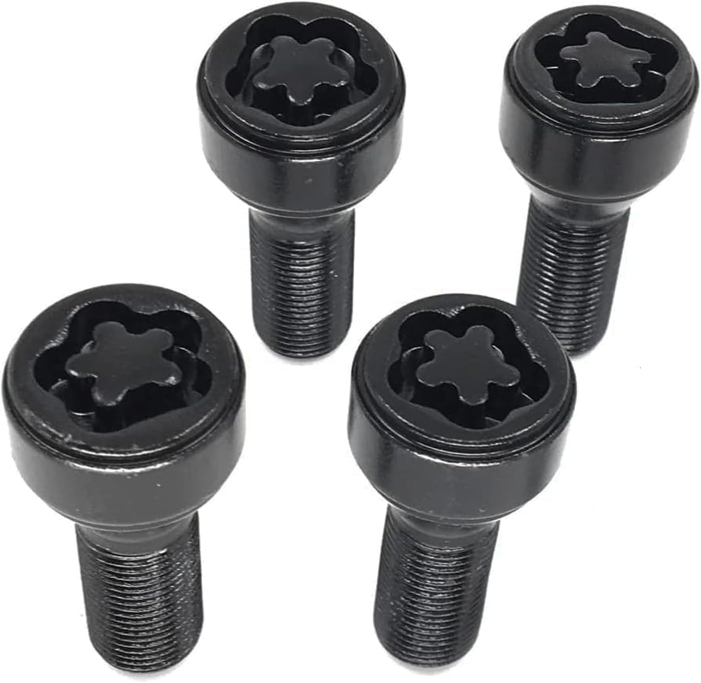 5Pcs Lockable Wheel Bolt Rim Locks Kit Compatible with BMW 228iX 230i 320i 328iX 330i 335iX 340i 430i 440i 528iX 530i 530e 540i 550i 640i 740i 750i 840i M2 M3 36136792851 36136782987