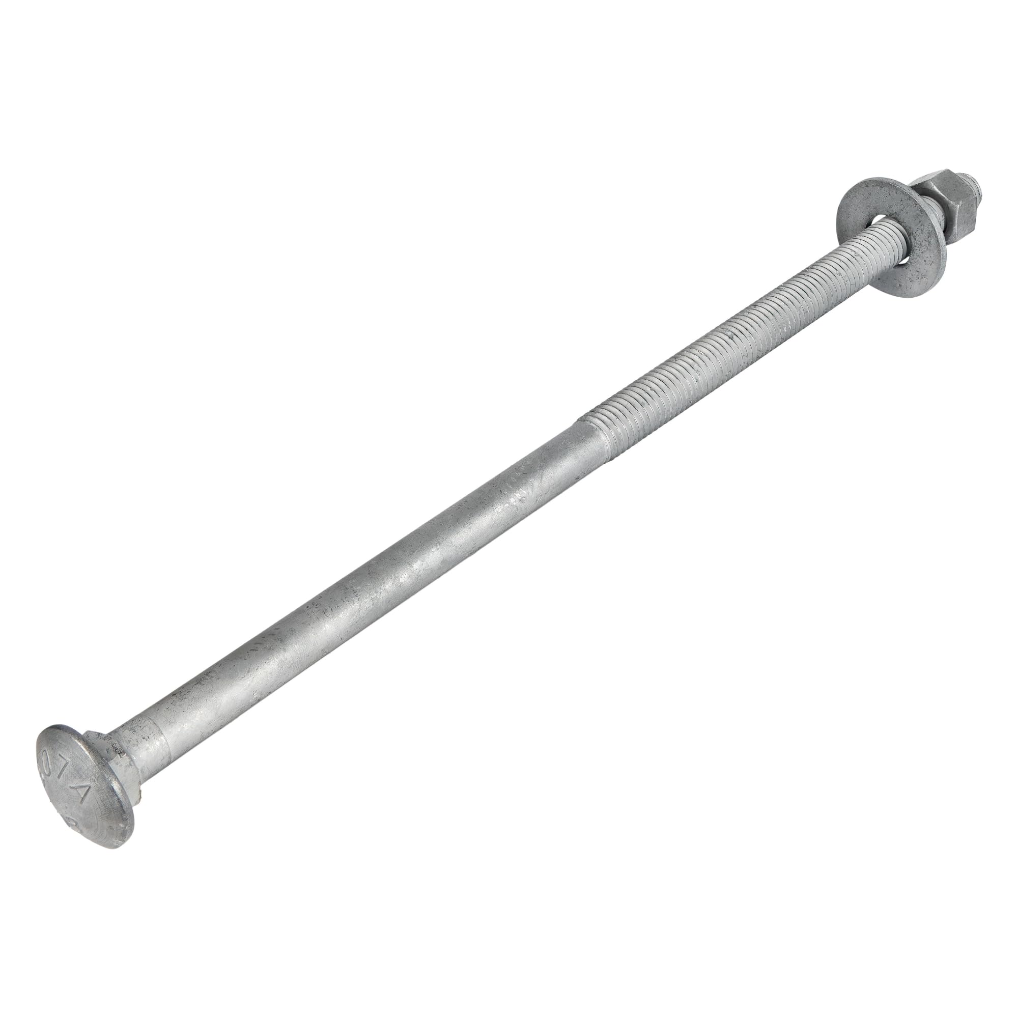 Galvanized Carriage Bolt Kit - 25 Pack, Washers & Nuts -15 Galvanized Carriage Bolt Kit - 25 Pack, Washers & Nuts -15