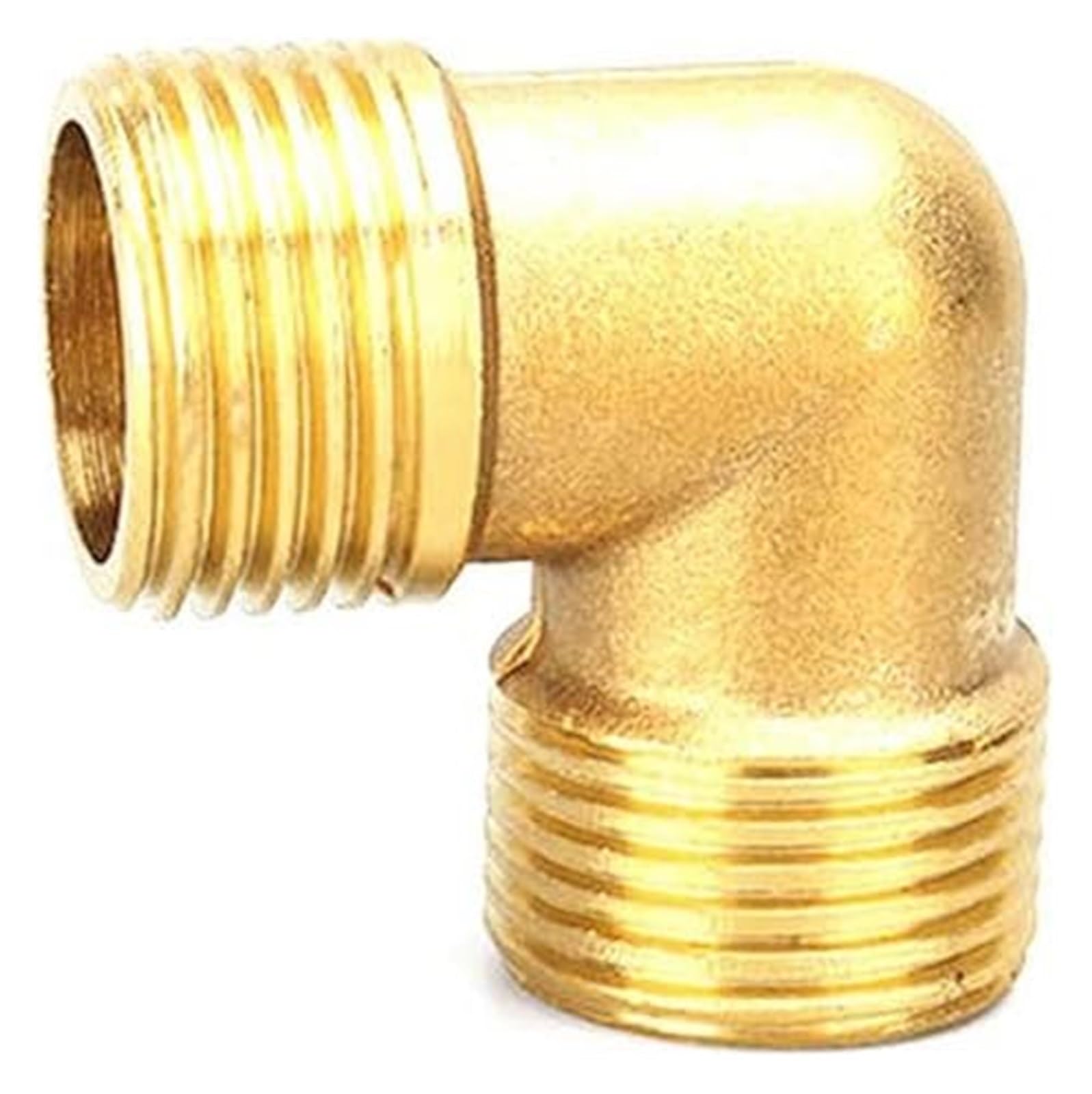 Conector de Toque de Manguera, 1 Adaptador de Junta de tubería de latón Codo de 90 Grados, 1/8 Pulgadas 1/4 Pulgadas 3/8 Pulgadas 1/2 Pulgadas 3/4 Pulgadas Bsp tubería de Agua, acoplador de
