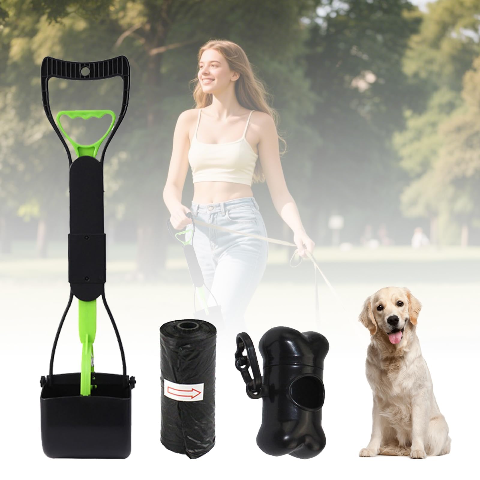 Kotschaufel Hund 70cm Hundekotschaufel,Pooper Scooter,Faltbarer Hund Pooper  Futterschaufel Hund, image size:1600x1600