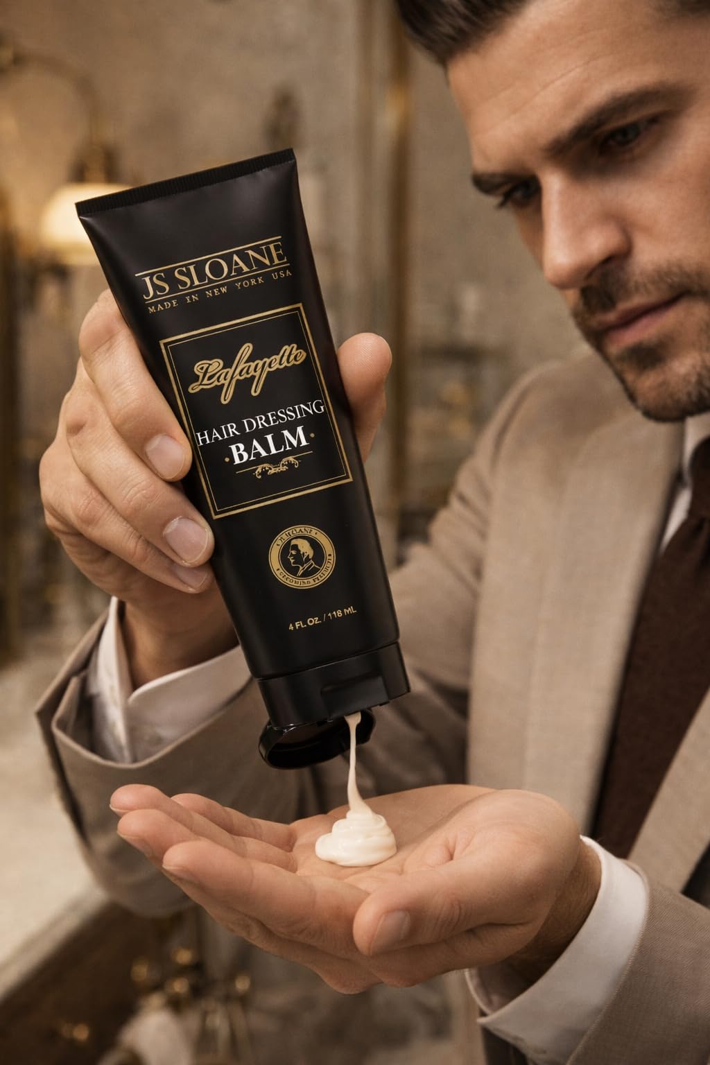Amazon.com : JS Sloane Hair Dressing Balm for Men – Lightweight