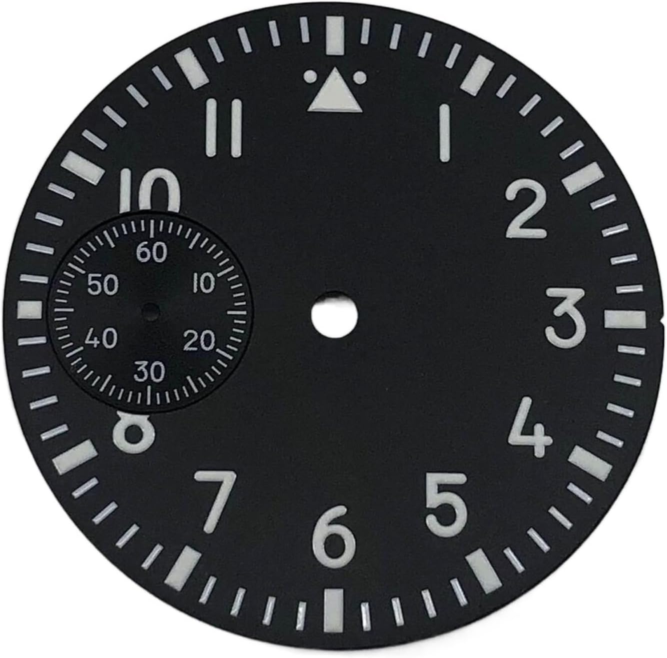 Watch Parts 37mm Dial Green Luminous Fit for ETA6497 for Seagull ST3600 Movement Nicely (Color : Number 01)