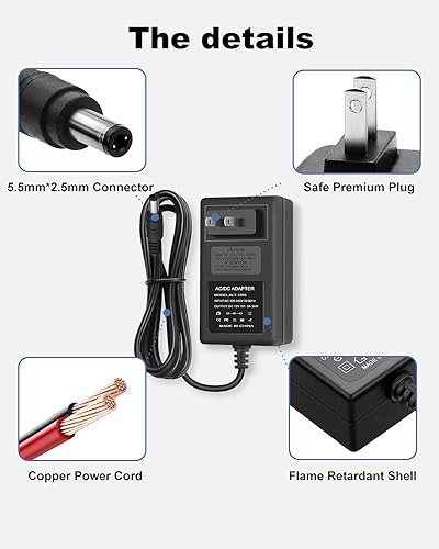 Miniatura 3 de Fuente de alimentación DC 12V 3A Adaptador de alimentación de 36W 100-240V 50-60Hz Convertidor de CA a CC 12 voltios Adaptador de fuente de