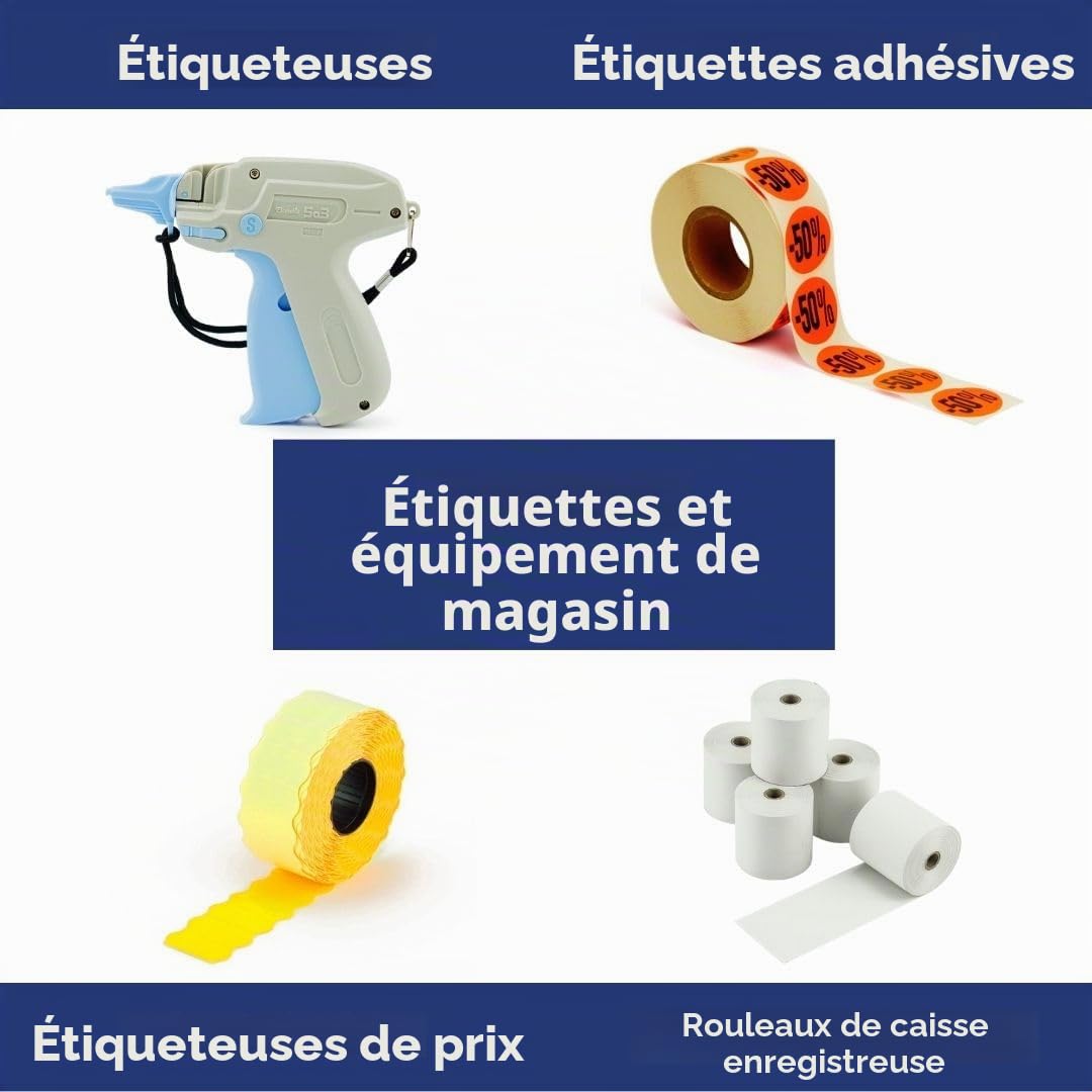 POKORNYS - Étiquettes promotionnelles « -70% » I Stickers pour marchandises à prix réduit I Lot de 1.000 autocollants de rabais en rouge vif I Adhésifs permanents, ronds, Ø 32mm