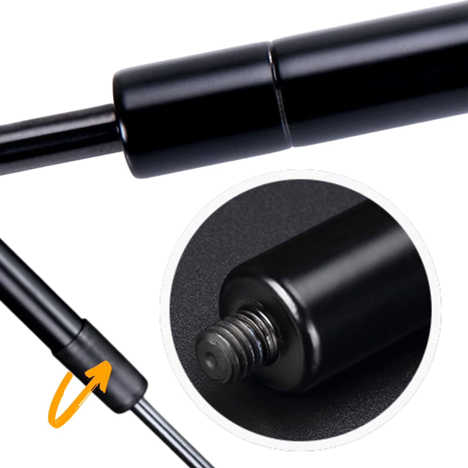 Set aste idrauliche in Metallo Adatto per Burgman400 AN400 2007-2016 Regolatore del Sedile del Montante del per motociclette Supporto affidabile Durevole Kit aste idrauliche Migliora la e