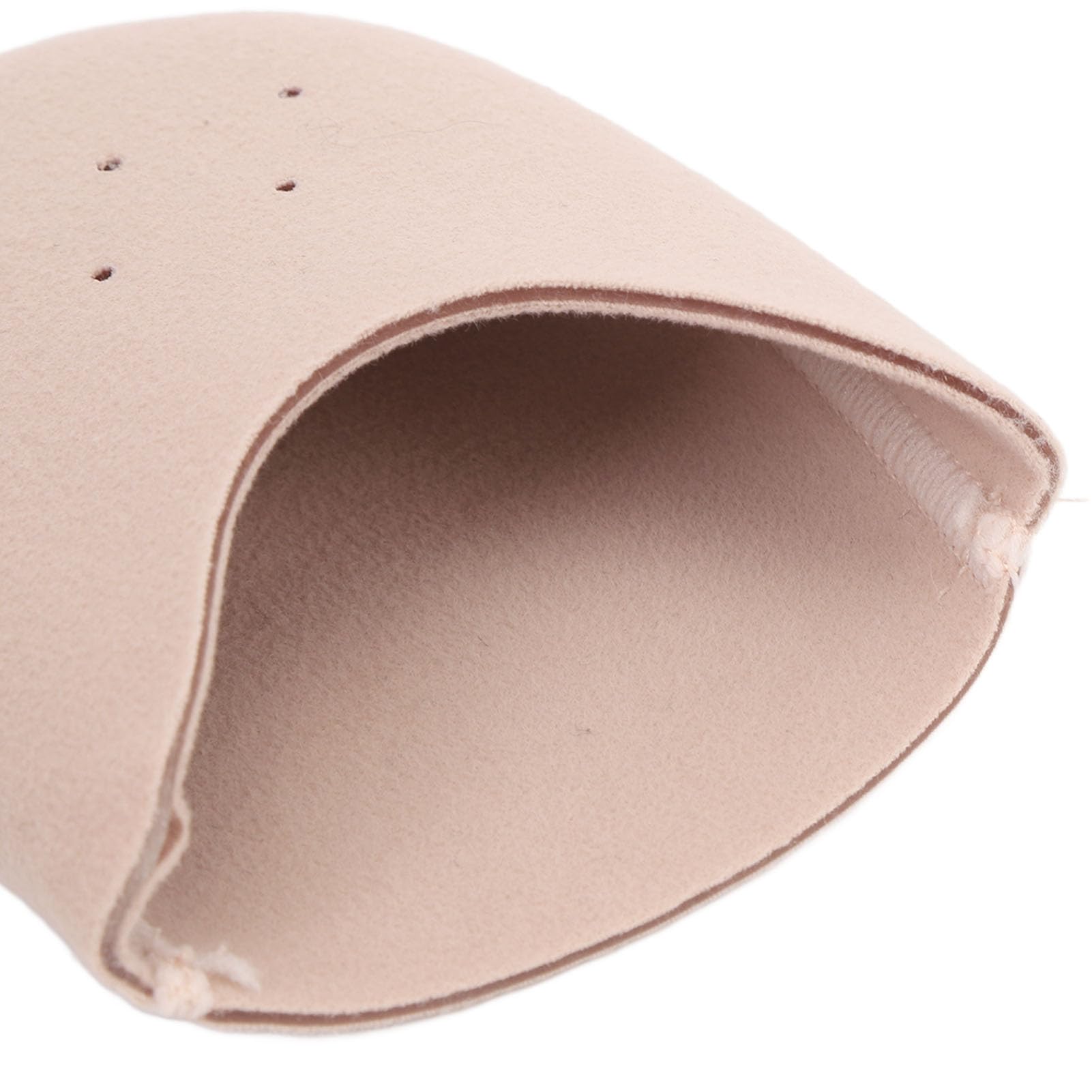 BTSEURY Pointe Shoe Toe Pads, 1 Pair Ballet Pointe Shoe Socks Pad, Ballet Slipper Toe Pouches Pad Toe Wrapped Protector Cushion with Holes