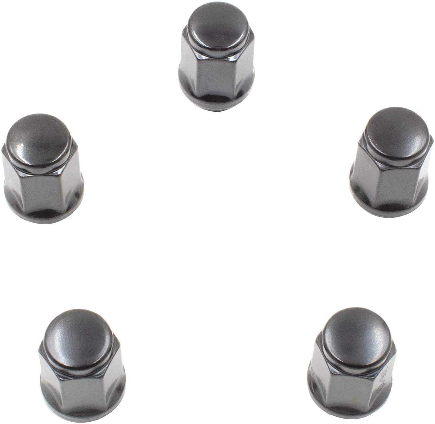 10 Chrome Bulge Acorn Lug Nuts – 14x2.0 Thread, Open End, 60° Conical Seat