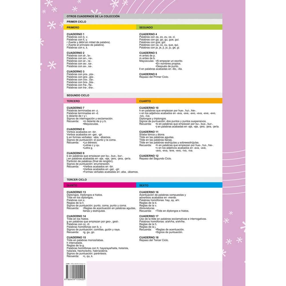 Pack Ortografía Divertida 3º primaria: Cuadernos 7, 8 y 9 | Material De Refuerzo Actividades sencillas | Editorial Geu (Niños de 8 a 9 años)
