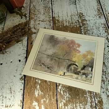 Amazon.co.jp: 川合玉堂展 限定200部 川合玉堂 彩雨 印刷 絵画