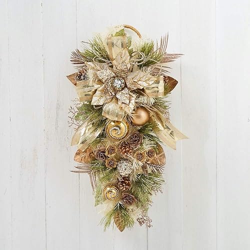 Vista 16 de Bocadillo Navideño Premium de Poinsettia Roja con Anillo HOLIDAY TREE