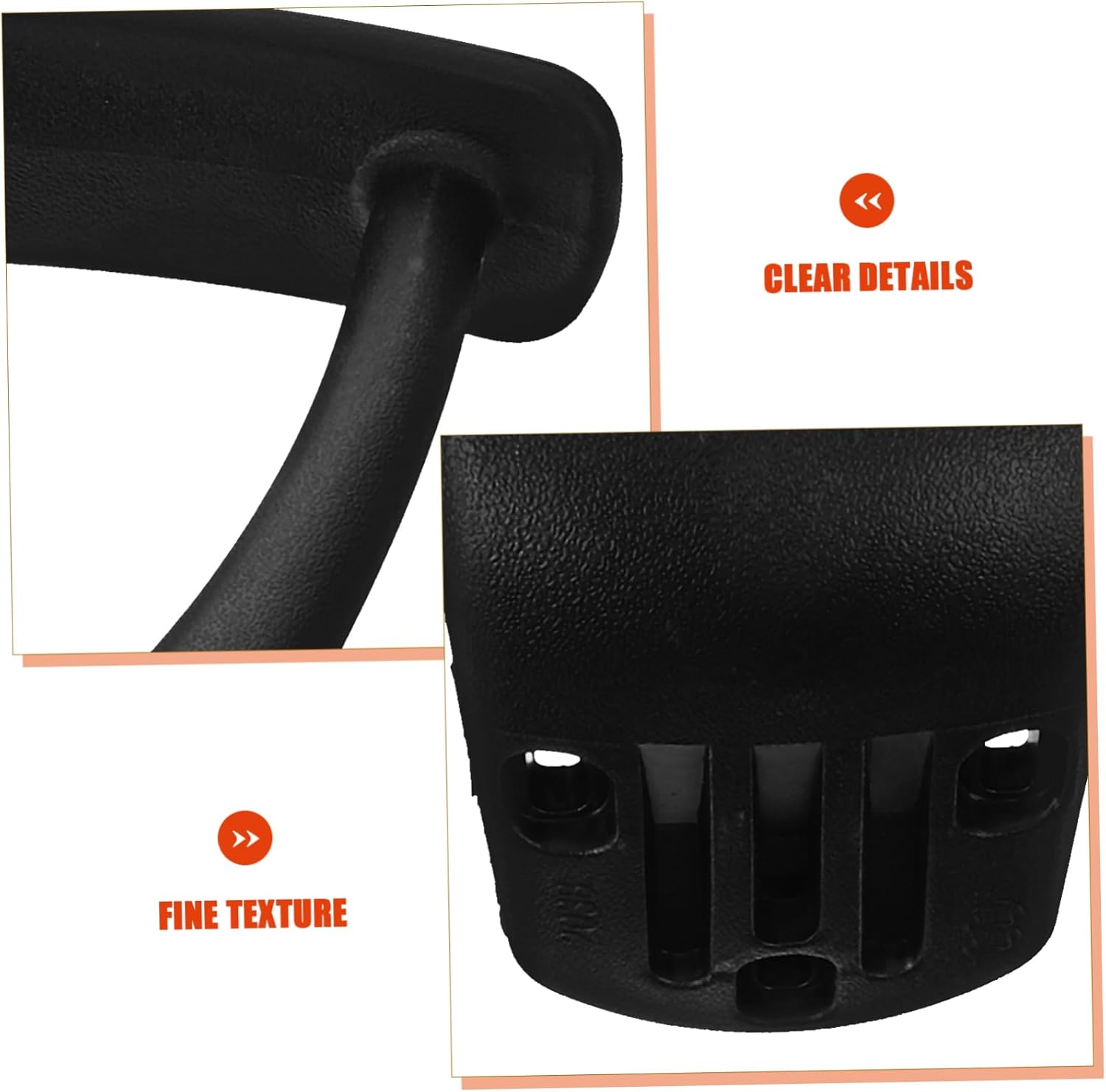 Mikinona Gaming Chair Armrests Heavy Duty Ergonomic Armrests Pads for Office Desk and Swivel Chair