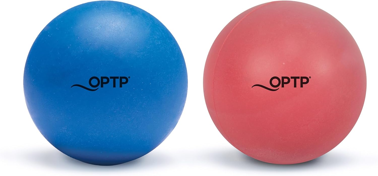 OPTP Massage Ball Set – Moderate and Firm Density Therapy Ball Set – Deep Tissue Massage Balls for