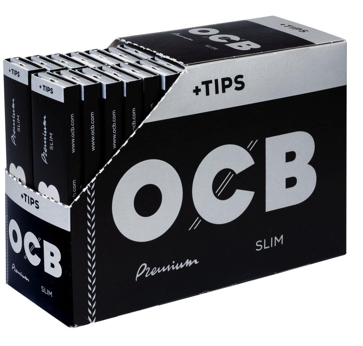 OCB Slim Papers + Tips King Size boite feuilles a rouler filtres