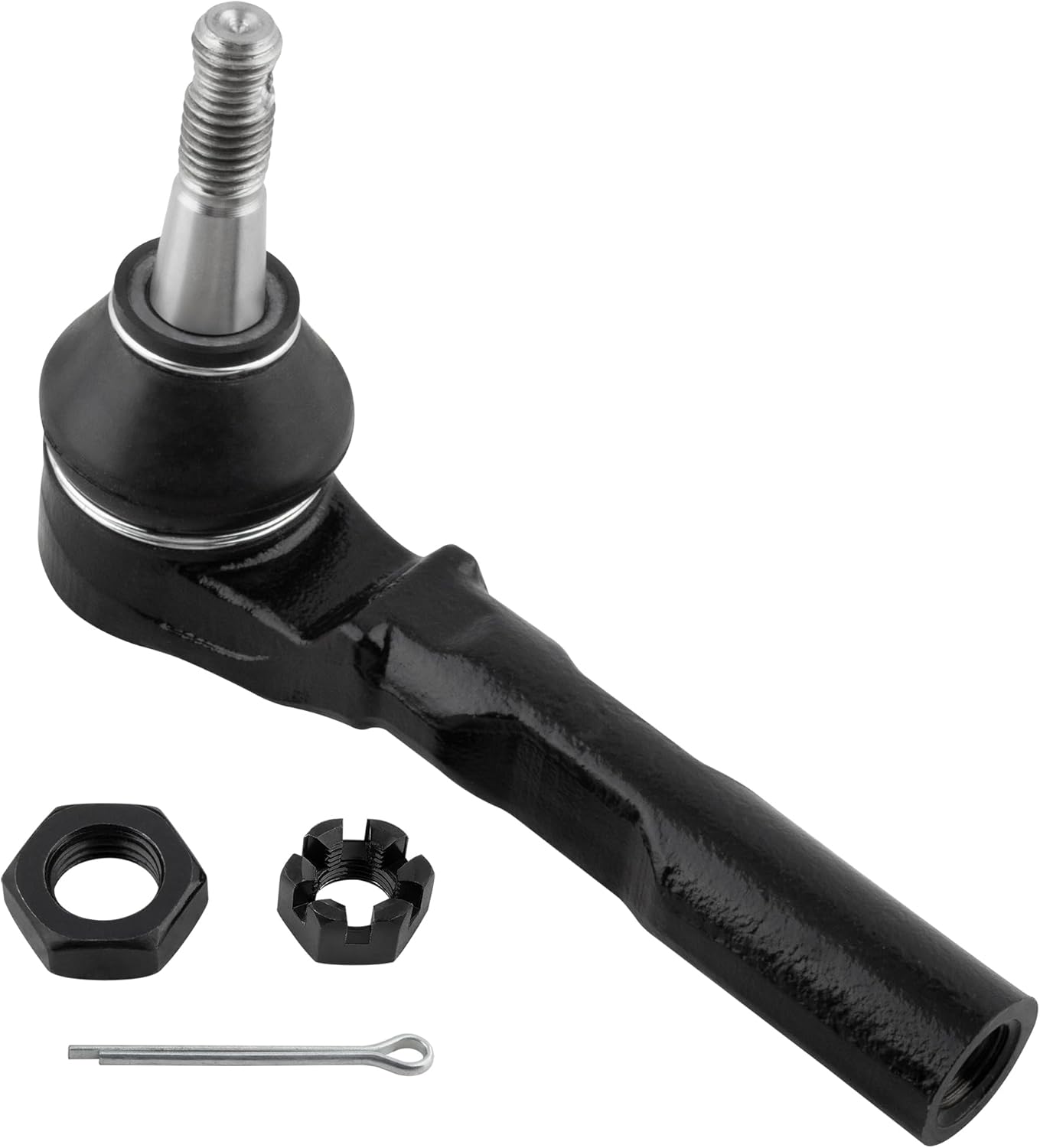 BOXI (Set of 2) Front Outer Tie Rod Ends Fit for Chevrolet Malibu 2004 2005 2006 2007 2008 2009 2010 2011 2012 | for Pontiac G6 2005-2010 | for Saturn Aura 2007 2008 2009 | Replaces ES4258 ES800086